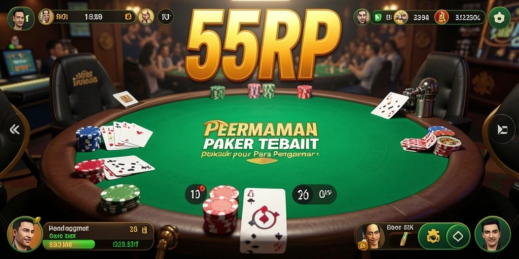 Tangkapan layar dari permainan Poker yang menarik dan mendebarkan.