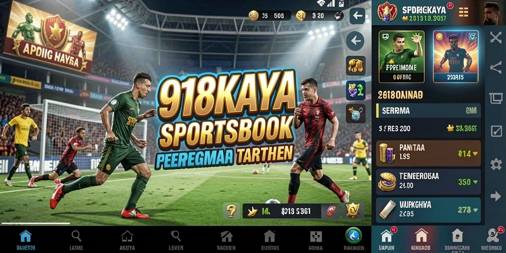 Tampilan menarik dari gameplay Sportsbook 918KAYA.