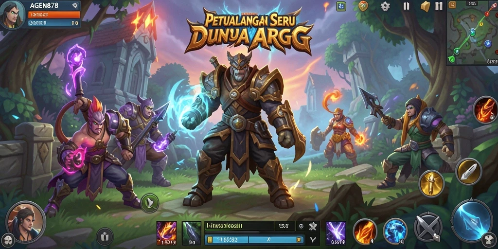 Tampilan menarik dari gameplay ARPG AGEN878 dengan aksi seru dan grafis menawan.