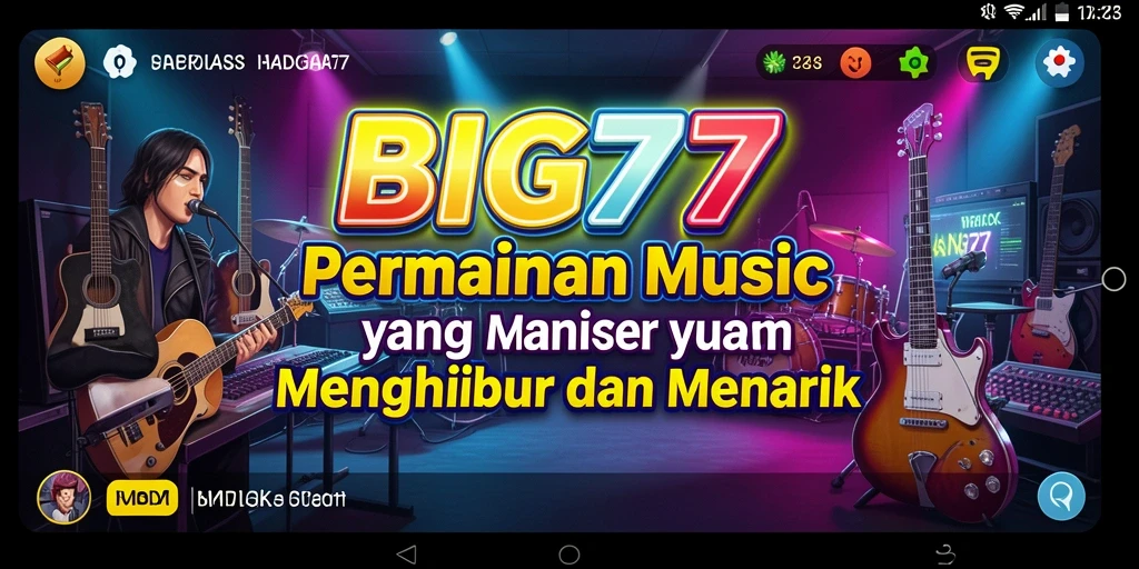 Tampilan gameplay <strong>BIG77</strong> yang penuh warna dan dinamis.