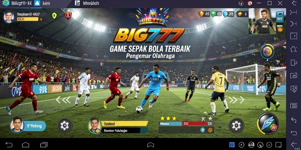 Tampilan Gameplay Sepak Bola yang Seru dan Mendebarkan