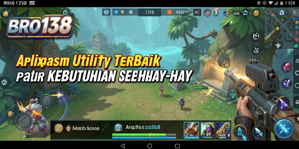 Tampilan utama BRO138 dengan fitur Utility yang lengkap.