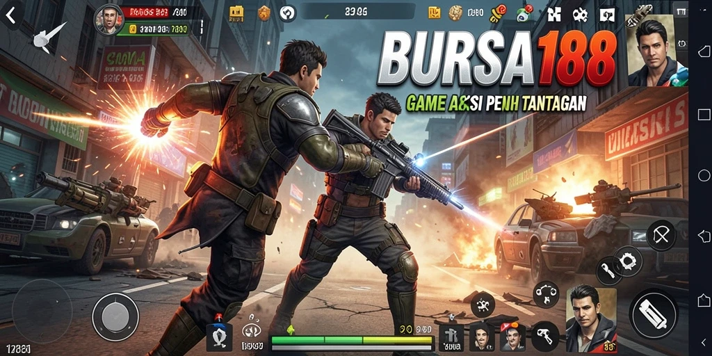 Tangkapan layar BURSA188 menunjukkan aksi epic dalam pertempuran.