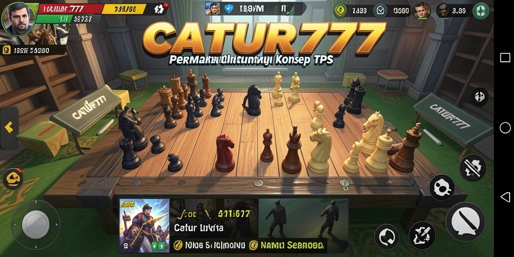 Tampilan gameplay menggugah selera untuk <strong>CATUR777</strong>, fitur TPS yang mengasyikkan.