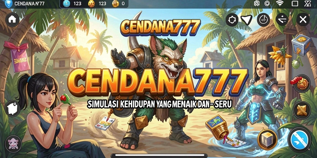 Tampilan gameplay menarik dalam CENDANA777 dengan interaksi karakter.