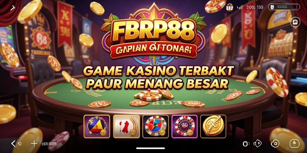 Tampilan gameplay seru di FBRP88 dengan banyak pilihan permainan Kasino.