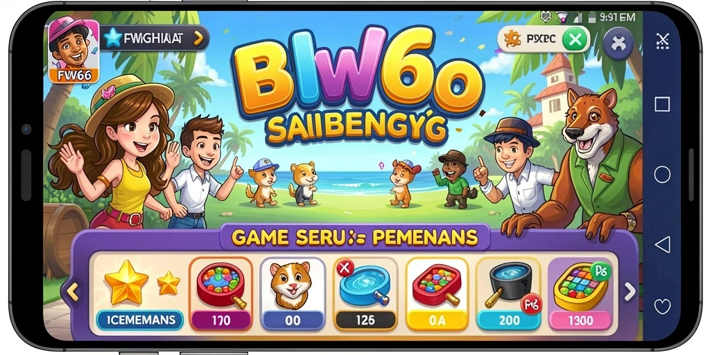 Tampilan gameplay menarik dalam permainan Bingo FW66.