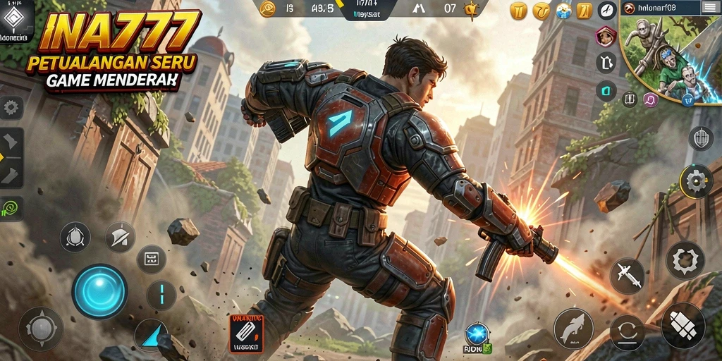 Screenshot utama INA777 menampilkan aksi mendebarkan dalam permainan.