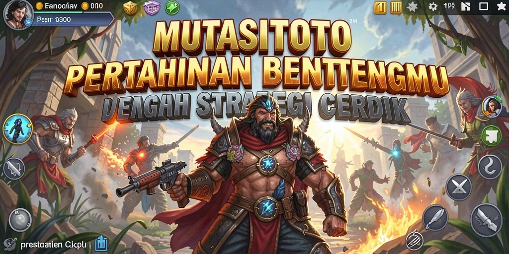 Gameplay seru di MUTASITOTO dengan strategi Tower Defense yang menantang.