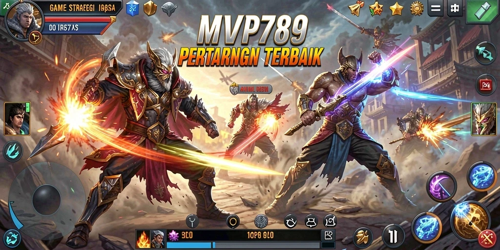 Screenshot gameplay MVP789 menunjukkan strategi pertempuran yang mendebarkan.