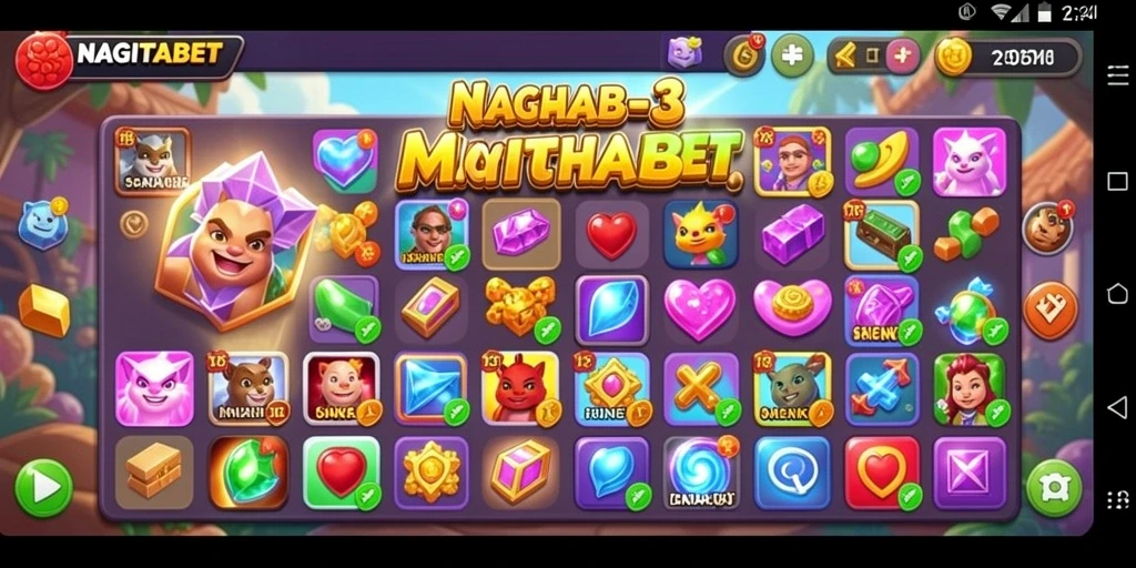 Tampilan gameplay seru NAGITABET yang penuh warna dan tantangan.
