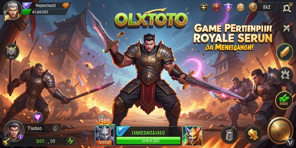 Gameplay seru dalam pertempuran Battle Royale OLXTOTO.