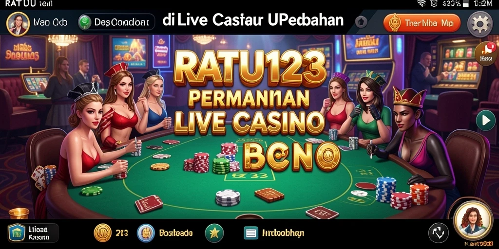 Tampilan gameplay menarik di RATU123 Live Casino.