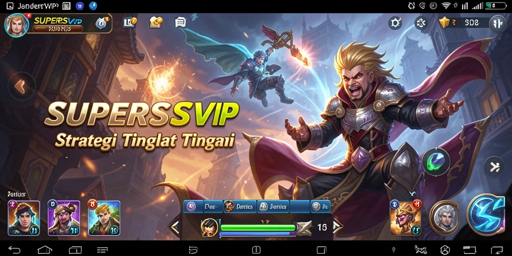 Screenshot gameplay yang menampilkan pertempuran strategi yang mendebarkan.